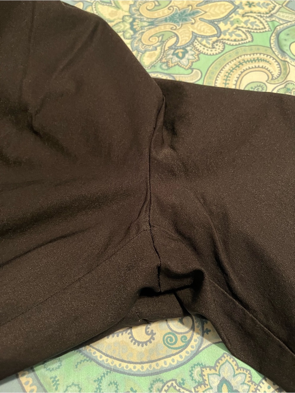 Peck & Peck Black Straight-Leg Dress Pants - Picture 3 of 4